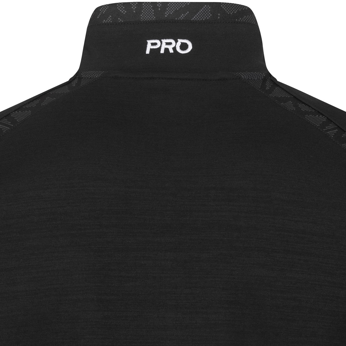 Higo Tracksuit Jacket: Black, Back Collar